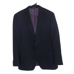 APT.9, Mens Black, 2 Vent Blazer, Size 44R